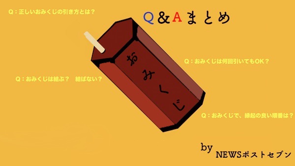 おみくじの作法 読み方ｑ ａまとめ By Newsポストセブン Newsポストセブン