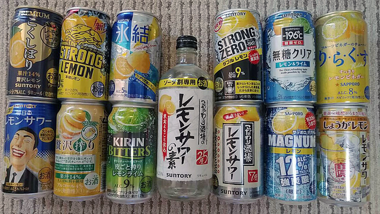 濃縮の瓶タイプも登場でますますヒートアップするレモンサワー市場