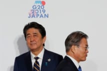 G20大阪サミットでは日韓首脳会談が見送られた(EPA=時事)