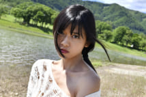 モデルでカメラマンのいのうえのぞみ カメラの前で…