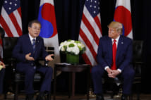 トランプ氏も「信用できない」と漏らした(EPA=時事)