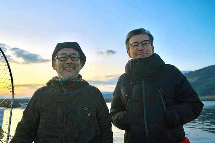 今年YouTubeチャンネルを開設した藤村忠寿氏（左）と嬉野雅道氏